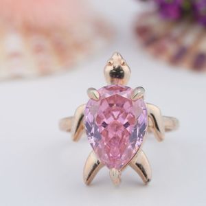Rose Gold Plated Solid 925 Sterling <b>Silver</b> Pink Rose Quartz Pear Faceted Cut Gemstone Statement Teardrop <b>Stacking</b> <b>Rings</b> Jewelry - Product Image 6