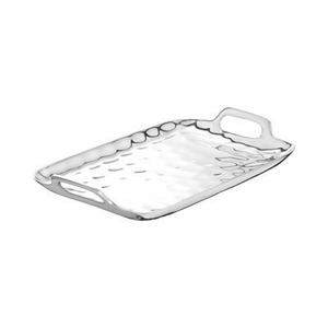 Unique Pattern Metal Serving Tray With Durable Build For Serving Food Drinks And Decorative Centerpiece - Product Image 3