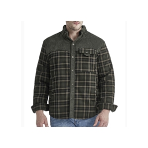 Chemise-veste en flanelle épaisse et ultra douce pour homme avec poches latérales chaudes - Product Image 5