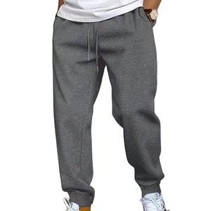 กางเกงจ็อกเกอร์สีทึบกางเกงวิ่งขายาวโพลีเอสเตอร์แห้งเร็วเป็นมิตรกับสิ่งแวดล้อมทนทานยืดหยุ่นเล็กน้อย - Product Image 1