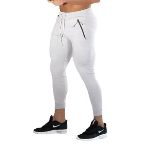 กางเกงฟิตเนสผู้ชายทรงเข้ารูป กระชับรูปร่าง สำหรับวิ่งจ๊อกกิ้ง ความยาว 9 นิ้ว เหมาะสำหรับกิจกรรมกลางแจ้ง กีฬา ลำลอง ทันสมัย ผลิตจากผ้าแคนวาส 100% ผ้าฝ้าย - Product Image 3