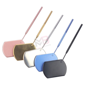 Custom Private Label Stainless Steel Foldable Cosmetic Mirror Zinc Alloy Finish Custom Colors for Eyelash <b>Lash</b> <b>Extension</b> - Product Image 6