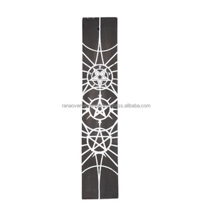 Producto de alta demanda, soporte de incienso de madera, recogedor de cenizas de incienso impreso en tono blanco y negro para varitas de incienso individuales - Product Image 5