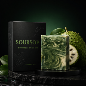 Savon Solide Personnalisé au Corossol – Soin Naturel pour le Bain – Formule Enrichie en Extrait de Corossol – Mousse Douce et Crémeuse – Nettoyage Doux et Lissant - Product Image 3