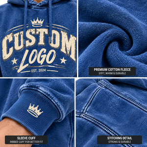 Sweat à capuche noir uni pour homme, coupe décontractée, avec poche kangourou avant, vente en gros, sweat à capuche épais - Product Image 5