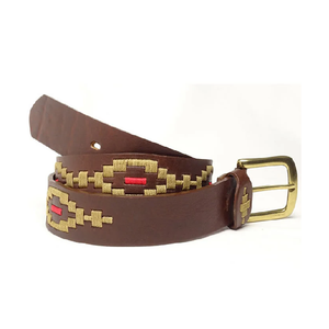 Ceinture Polo en Cuir Véritable OEM, Design Tressé en Cuivre, Durable, Légère, Longueur/Largeur Personnalisable, Haute Qualité - Product Image 1