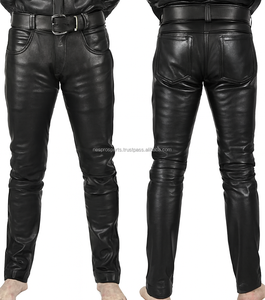 Pantalones Tácticos Unisex de Alta Resistencia, de Cuero PU Impermeable, con Cierre de Cremallera, Cintura Alta, Estilo Moderno, Multibolsillos, al por Mayor, OEM - Product Image 4