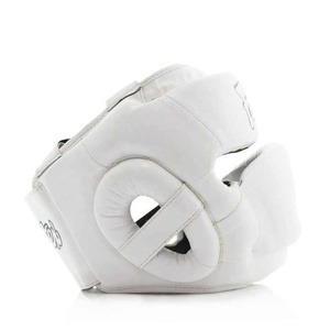 Casque de boxe Fair Tex sur mesure de qualité supérieure en cuir véritable, protection faciale personnalisée pour le kickboxing, casque de boxe - Product Image 3