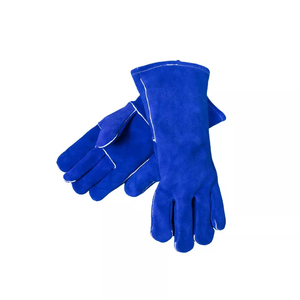 Gant de soudage en cuir de vachette et peau de daim, anti-abrasion, résistant à la chaleur et au feu, haute qualité, échantillon gratuit, vente en gros - Product Image 6