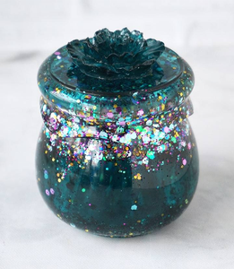 Best Artizon Studio Designer Canister Resin Eco-Friendly Non-Toxic Kitchen Jar Lid Sugar Pot Camping Use Home Made India <b>Honey</b> - Product Image 3
