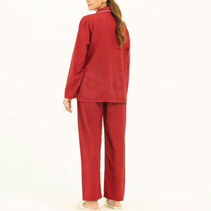 Ventes en gros de pyjamas pour femmes à prix avantageux, couleur personnalisée, dernier design, ensembles de vêtements de nuit pour femmes - Product Image 3