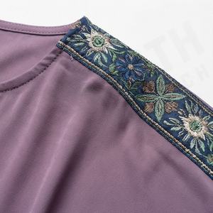 Nouvelle collection d'abayas en gros, robes kaftan musulmanes pour femmes, vêtements islamiques modestes, haute qualité, livraison directe d'usine. - Product Image 4