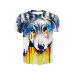 T-shirts pour hommes de haute qualité, col rond, manches courtes, séchage rapide, tissu épais, imprimé par sublimation, coupe décontractée, tricoté sur le devant - Product Image 1