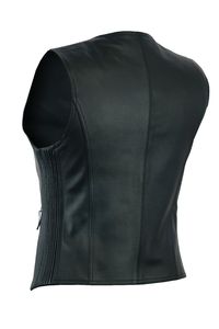 Chaleco de Cuero Vacuno de Lujo para Hombre, Ropa Urbana Premium, Estilo Hip Hop, Sin Mangas, Prenda Exterior de Invierno, Transpirable, Resistente al Viento, con Calefacción - Product Image 4