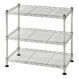 Étagère à vaisselle en acier inoxydable de qualité supérieure, organiseur de rangement de cuisine, étagère métallique multi-niveaux durable pour assiettes et bols, au meilleur prix - Product Image 2