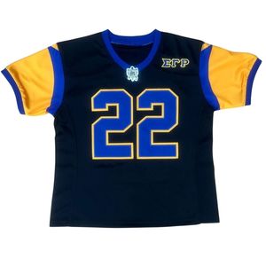 เสื้อฟุตบอลซิกมาแกมมาโรสีดำ 22 พูดเดิล พรีเมียม บลูโกลด์ เกรก อาร์แพร์เลอร์ สำหรับผู้หญิง - Product Image 1