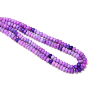 Magnifiques perles d'opale violettes ombrées, forme ronde, lisses, 7-10 mm, perle d'opale ombrée violette, qualité AA. - Product Image 6