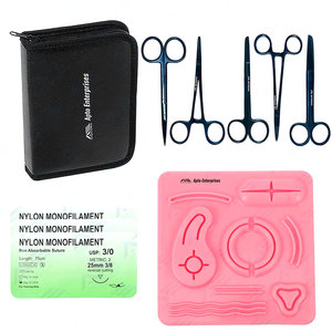 Kit de Entrenamiento de Primeros Auxilios para Estudiantes de Medicina con Instrumentos Médicos para Practicar Sutura - Product Image 1
