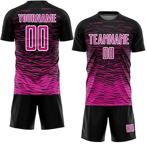 Maillot de football personnalisé 2026 respirant et à séchage rapide, ensemble complet rétro pour l'entraînement en équipe (maillot, short et t-shirt) - Product Image 6
