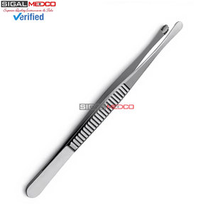 Pinzas para Tejidos de 8 Pulgadas con Puntas Redondas Dentadas, Instrumento Quirúrgico Veterinario de Acero Inoxidable Alemán, Reutilizables, de Precisión - Product Image 6