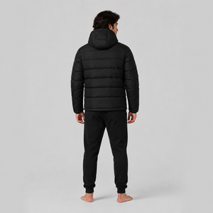 Doudoune Homme Haute Qualité Tendance Brillante à Capuche Courte et Épaisse – Blouson d'Hiver Matelassé Brillant pour Homme - Product Image 2