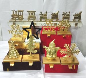 Best Handcrafted Metal <b>Stocking</b> <b>Holder</b> with Mantel Hook & Non Slip Base for Christmas <b>Stockings</b> Wreaths and Festive Accessories - Product Image 3