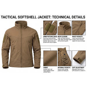 Veste d'hiver unisexe décontractée à col montant, imperméable et coupe-vent, 100 % polyester, en polaire, avec fermeture éclair intégrale et logo sur le devant - Product Image 6