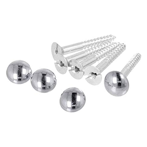 Tornillo de Fijación para Espejos de Latón con Tapa Redonda para una Instalación Segura de Espejos y Paneles de Vidrio - Product Image 6