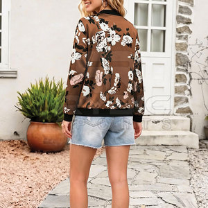 Fashion Wears Women Printing Varsity Jackets Relaxed Comfort Clothing For Daily Streetwear Style In Low Moq - Product Image 3