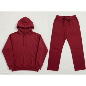 เสื้อฮู้ดดี้แฟชั่นทันสมัยสำหรับทุกเพศทุกวัย คุณภาพพรีเมียม ปักโลโก้ได้ตามสั่ง ผ้าฝ้ายฟลีซ แต่งลายปักด้านหน้า สไตล์ลำลอง ชุดเซ็ตเสื้อฮู้ดดี้และกางเกงขายส่ง - Product Image 5