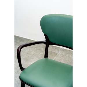 Modern <b>Walnut</b> Wood Dining Chair Premium Upholstered Seat for Kitchen Dining Room Restaurant Hotel Furniture PISANO - Product Image 6