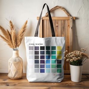 Sac fourre-tout en toile de coton imprimé cerises avec fermeture éclair, design tendance pour femme, prêt pour la plage, lavable, style toutes saisons - Product Image 4