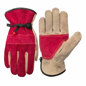 Gants de sécurité industriels en cuir de chèvre avec doublure en coton polaire, résistants à la chaleur et aux étincelles, pour conducteurs - Product Image 1