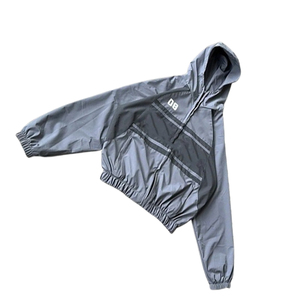 Ropa Deportiva de Moda Urbana, Chaqueta Cortavientos Unisex con Estampado Gráfico Personalizado por Sublimación, Corte Holgado, Conjunto Deportivo para Gimnasio - Product Image 4