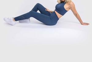 Leggings de sport pour femmes européennes et américaines, leggings de yoga sans couture à taille haute - Product Image 6