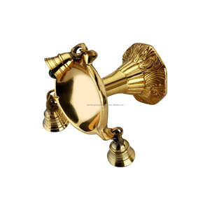 Cloche Diya en laiton fabriquée à la main - Product Image 2