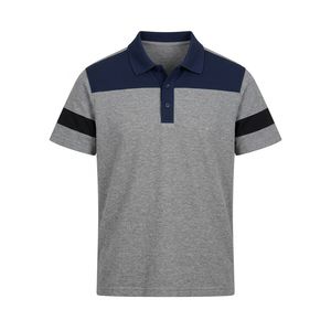Polo de marca privada 220 GSM de algodón y poliéster con cuello acanalado para colecciones minoristas de marcas de moda - Product Image 6
