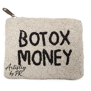 กระเป๋าใส่เหรียญแบบคลัทช์เนื้อนุ่มประดับลูกปัด ปิดด้วยซิป ปักลาย ความจุเยอะ กันน้ำ ใช้เป็นเครื่องประดับแฟชั่นสำหรับงานกลางคืน ของขวัญ - Product Image 3