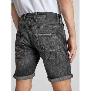Shorts en jean décontractés extensibles pour hommes, séchage rapide, style urbain, vente en gros, collection été - Product Image 3