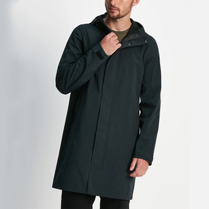 Chaqueta Cortavientos Impermeable Larga para Hombre, Ropa de Abrigo Ligera Resistente al Viento, Adecuada para Viajes y Uso Diario - Product Image 1