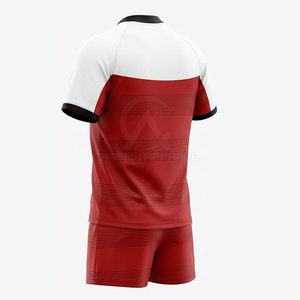 Vêtements d'équipe sportive professionnelle, uniforme de rugby avec matériau respirant, confortable à porter pour les activités de match - Product Image 3
