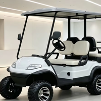 Carrito de Golf Elevado de 4 Plazas A627.2+2G, Transporte Interno para Complejos Turísticos