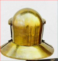 Casque corinthien en métal, casque de guerre médiéval, costume de cosplay, casque grec romain en acier