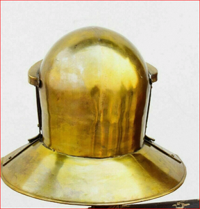 Casque corinthien en métal, casque de guerre médiéval, costume de cosplay, casque grec romain en acier - Product Image 3