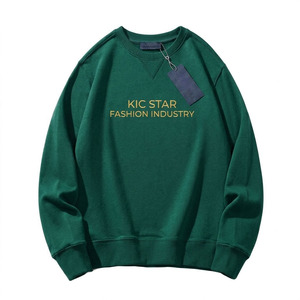 เสื้อสเวตเชิ้ตผู้ชาย คอวี แขนยาว ผ้าฟลีซหนานุ่ม ระบายอากาศได้ดี ปักลาย  ผ้าฝ้าย 100% สไตล์ลำลอง ขายส่ง - Product Image 5