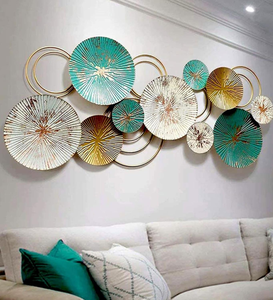 Obra de Arte Decorativa Única en Metal para Colgar en la Pared con Diseño de Retrato, Artesanía para el Hogar, Hotel, Restaurante - Product Image 3