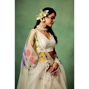Designer 2XL Party Wear Lehenga Choli with Beautiful Floral Print - Product Image 4