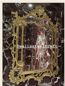 Luxury Modern <b>Gold</b> Abstract <b>Mirror</b> Irregular Wall Hanging Decorative <b>Mirror</b> Designer Home Decor Multi Shape Options - Product Image 2