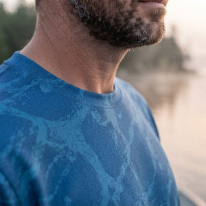 Camisa de pesca de manga larga con botones y logotipo personalizado para hombre, protección solar UPF 50+, secado rápido, 100% poliéster, ligera, con bolsillos. - Product Image 4