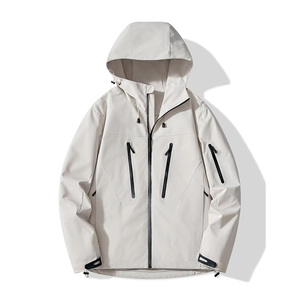 Veste Softshell d'extérieur réversible, imperméable, respirante et coupe-vent avec fermeture éclair, idéale pour l'alpinisme – Vente en gros usine - Product Image 6